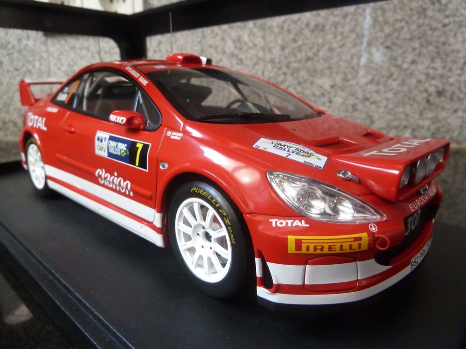 模型・プラモデル 2004 PEUGEMOT307 AUOTart製 1/18 Gronholm