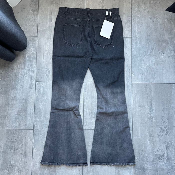 Opium flared jeans сірі фларед кльош джинси реп джинсы клеш опиум y2k