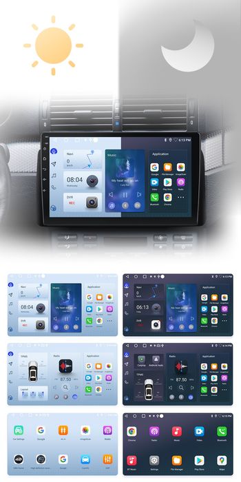 Rádio 9" android Honda CIVIC 2005-11 CARPLAY WIFI GPS Novo