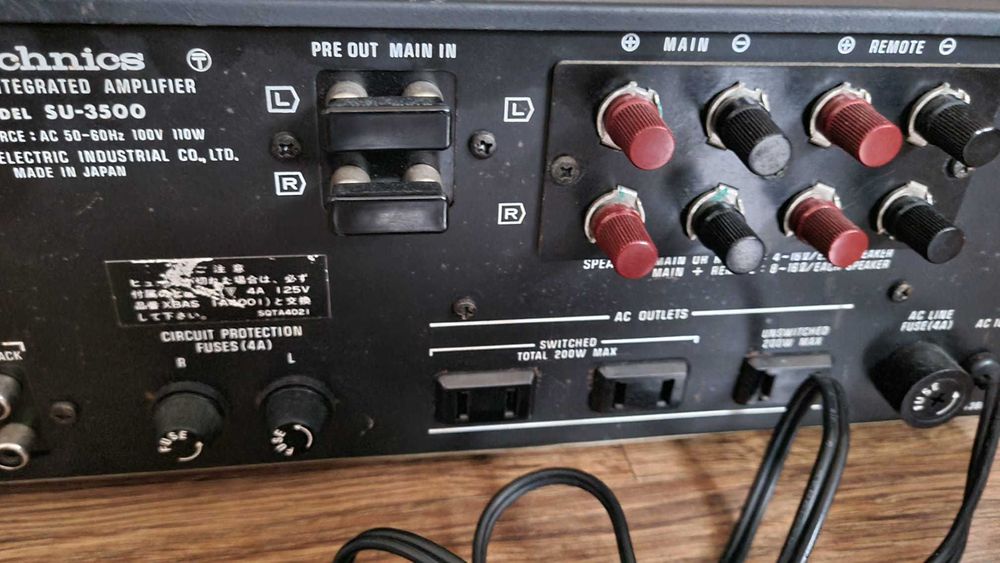 Wzmacniacz Technics SU 3500 Japonia Oryginał.
