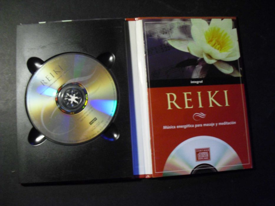 Reiki-CD-Música Energética Y Meditacion-Livro com 20 Páginas ilustrado