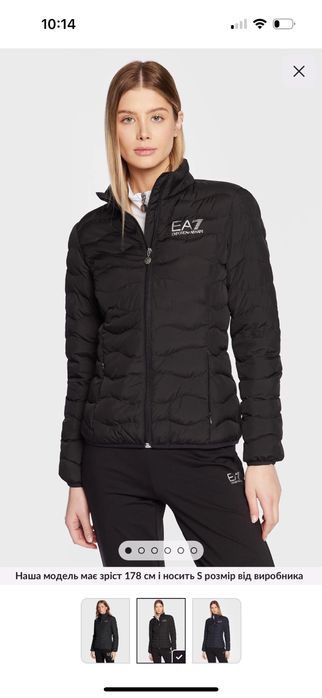 Жіноча куртка EA7 Emperio Armani. Оригінал