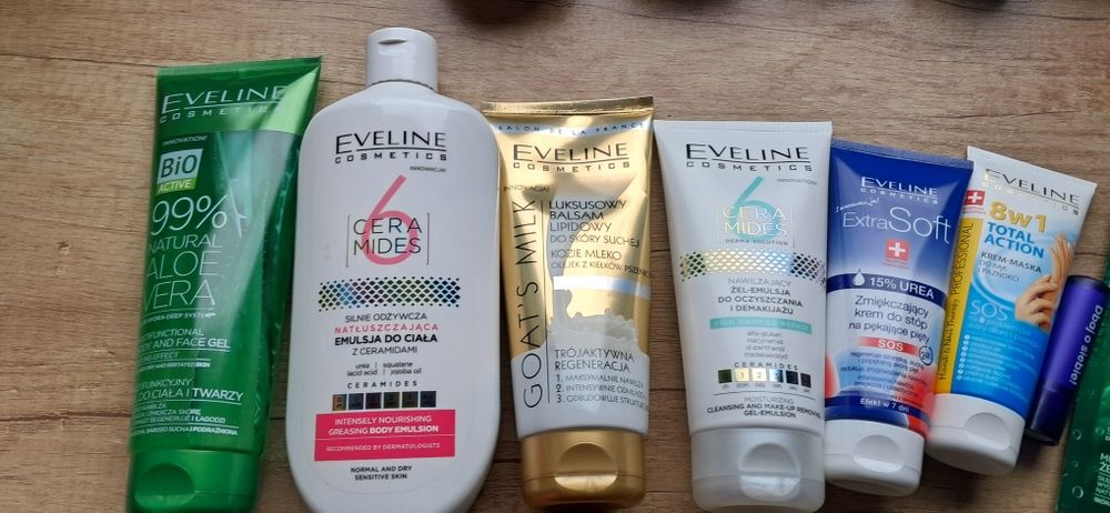 Zestaw kosmetyków  Eveline nowe 9 sztuk