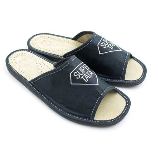 Buty kapcie męskie pantofle SUPER TATA idealne na prezent