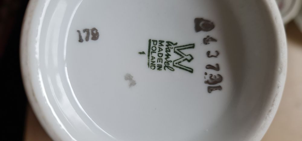 Serwis do espresso-porcelana lata 70-te.