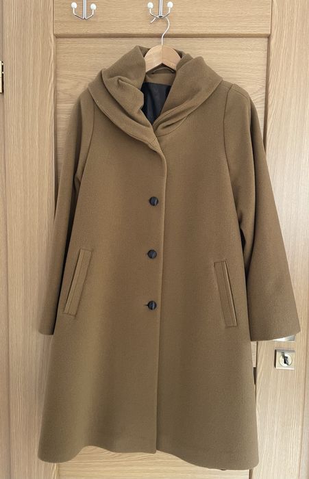 Welniany plaszcz Vintage M Teteks