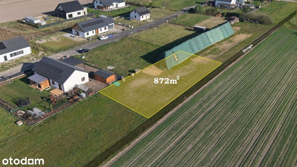 Działka budowlana w Zaborówku gm. Leszno - Widok 4