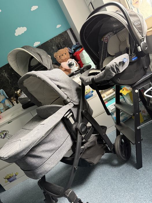 Wozek Graco evo 3w1 stanie bardzo dobrym!