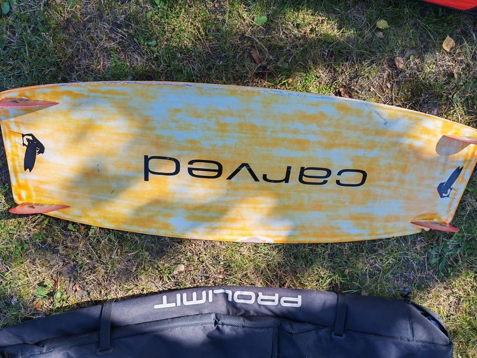 Zestaw do kitesurfingu cabrina 9m bar pompka deska