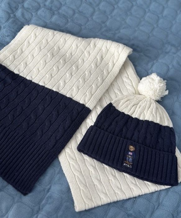 POLO RALPH LAUREN ,Комплект из  шерсти (шапка и шарф)