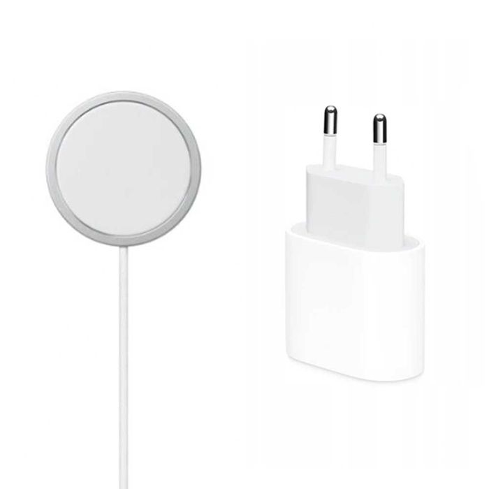 Zestaw iPhone: Szybka Ładowarka + Ładowarka Bezprzewodowa | NOWE