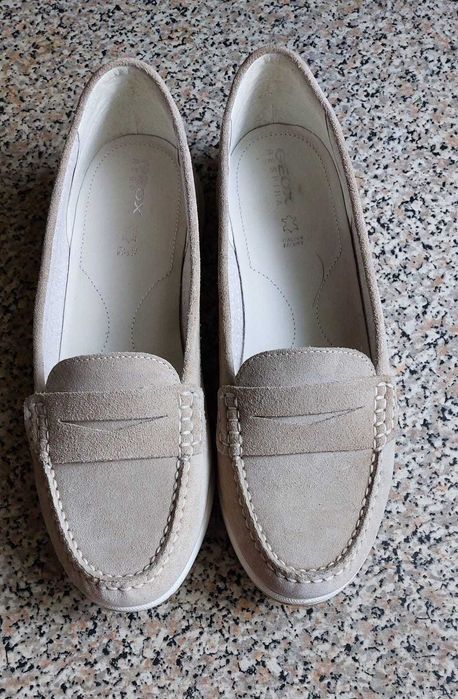 Замшеві мокасини - балетки GEOX р.41