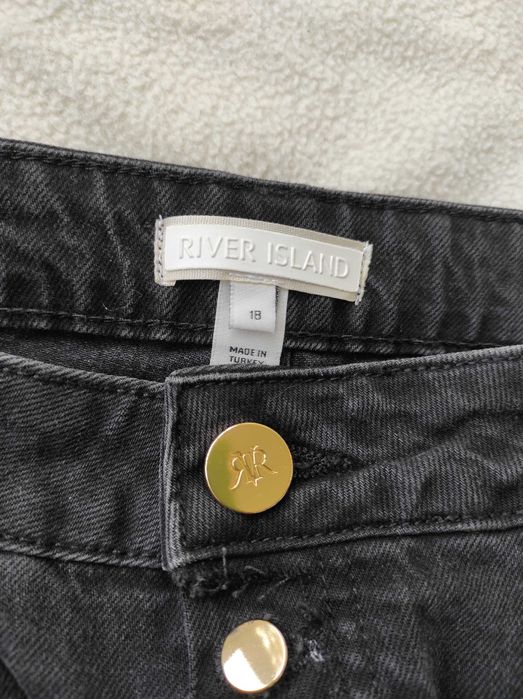джинсы клёш River island р.uk 18 - 2xl-3xl. большой размер.