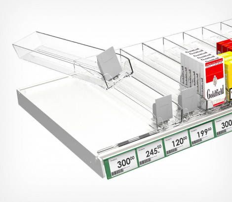 Лоток доя сигарет з штовхачем. Підставка для сигарет