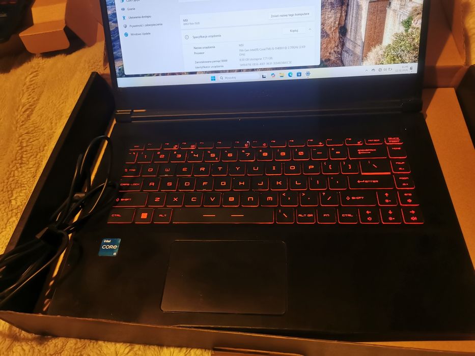 Laptop gamingowy rtx3050ti