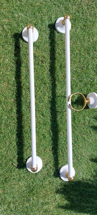 Toalheiros antigos em latão