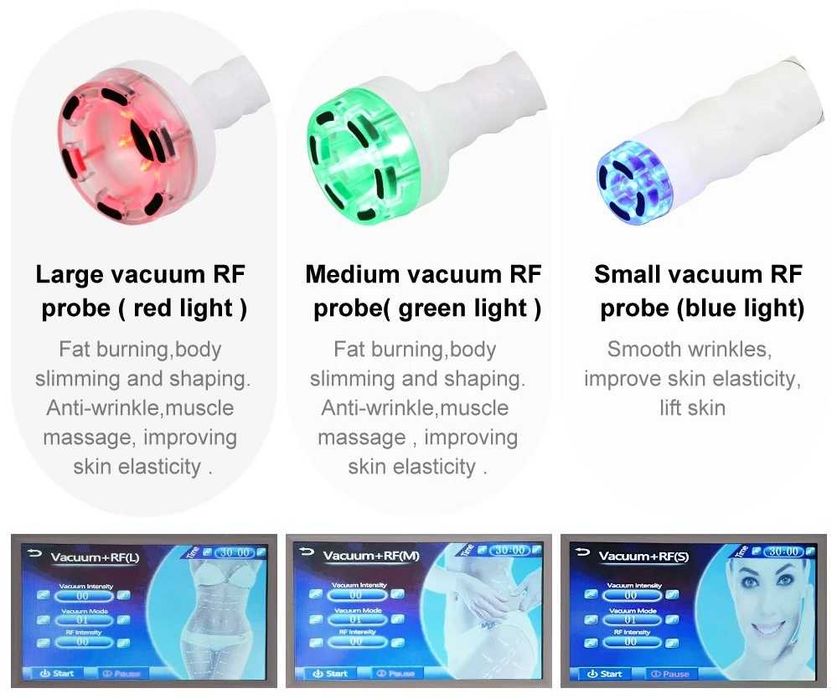 MAQUINA CAVITAÇÃO 80K + 3 MANIPULOS VÁCUO + RADIOFREQUENCIA +  BIO