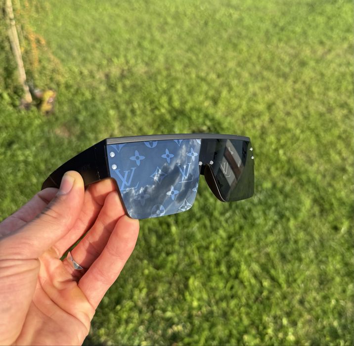 Czarne okulary LV louis vuitton hologramy