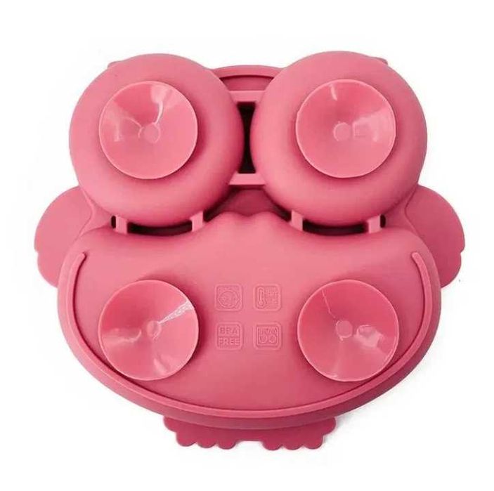 Talerzyk sowa silikonowy z przyssawkami BPA free
