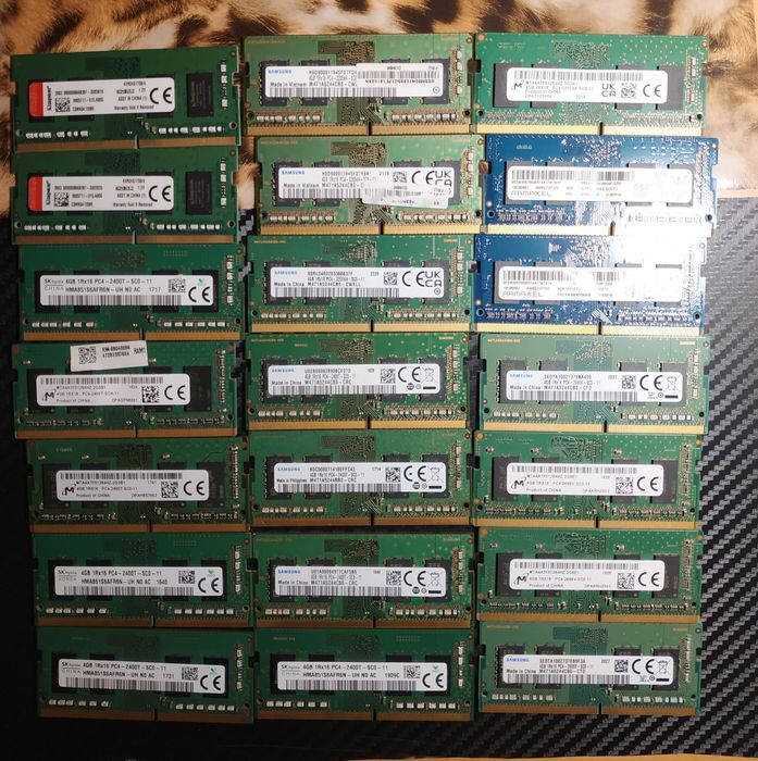 Оперативна пам'ять so dimm  ddr4 8 gb - 16 gb - 32 gb