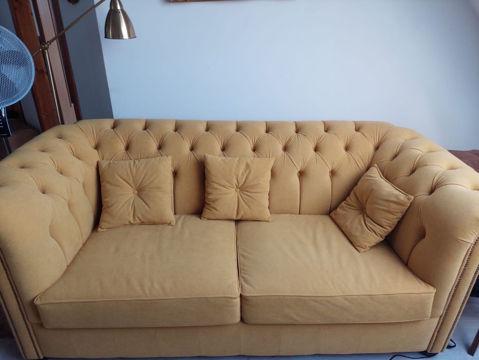 Kanapa i szezlag chesterfild