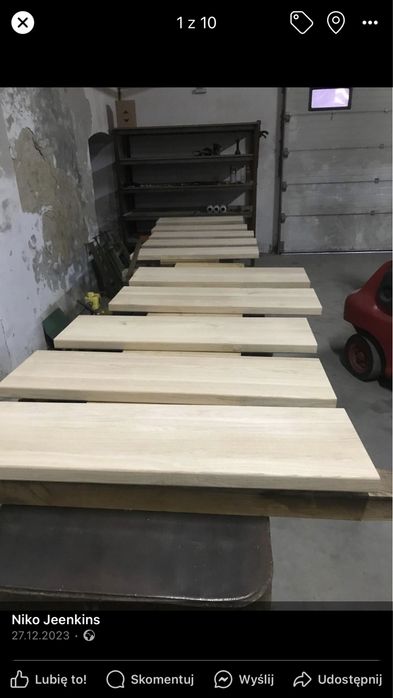 Stopnie schodowe klejonka dębowa liściasta stopień dab buk jesion