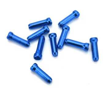 Końcówki linki przerzutki/hamulcowej niebieskie 10szt