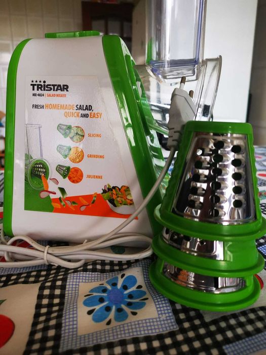 Ralador eletrico 3 funções. Ralar, juliana e rodelas.