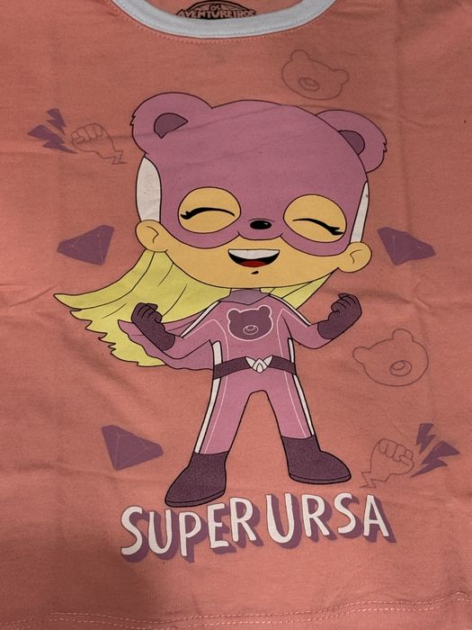 Camisola pijama menina Os Aventureiros nova