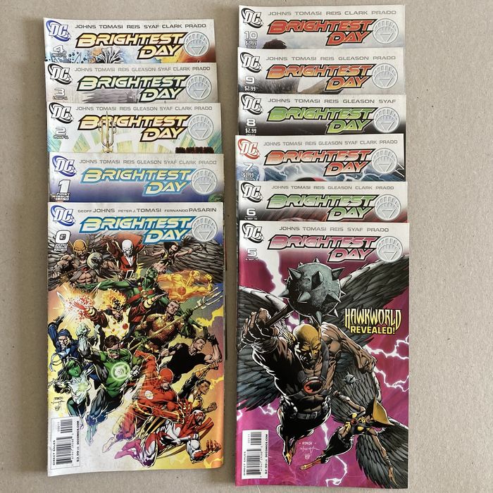 Brightest Day (DC Comics) — 11 fascículos