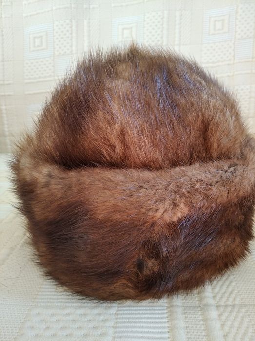 Czapka/toczek z norek