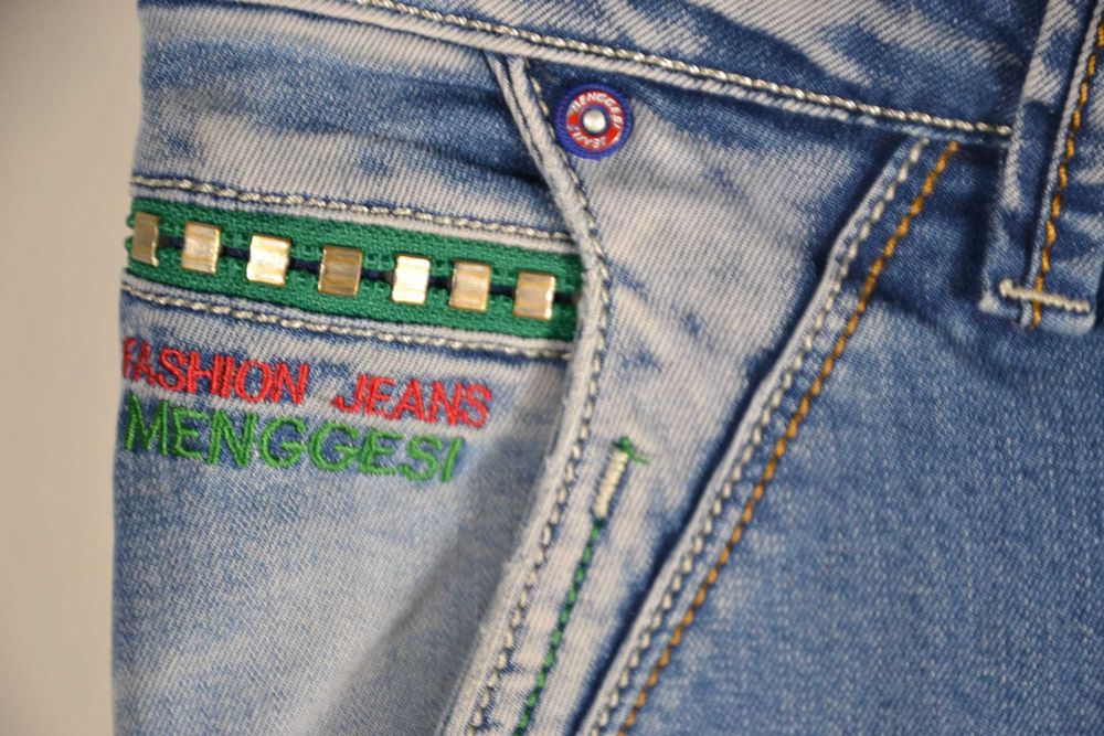 MENG GE SI Denim Jeans Spodnie Męskie 31 Oryginalne Super Stan Bawełna
