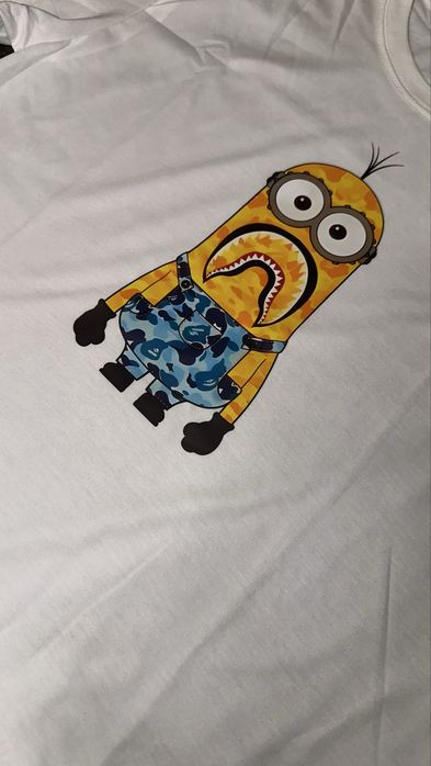 футболка Bape міньйон