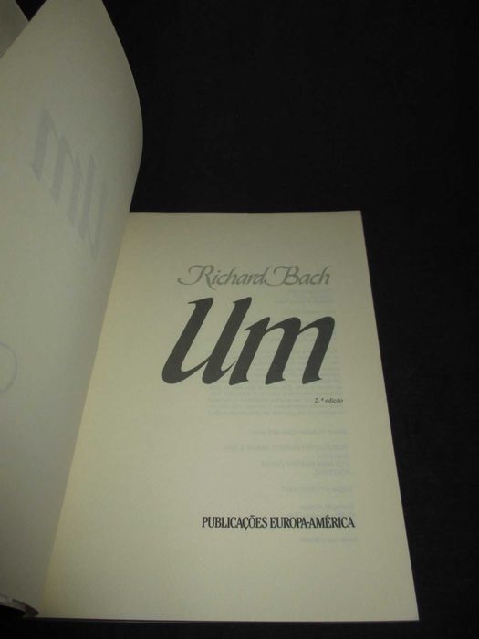 Livro Um Richard Bach + Postal