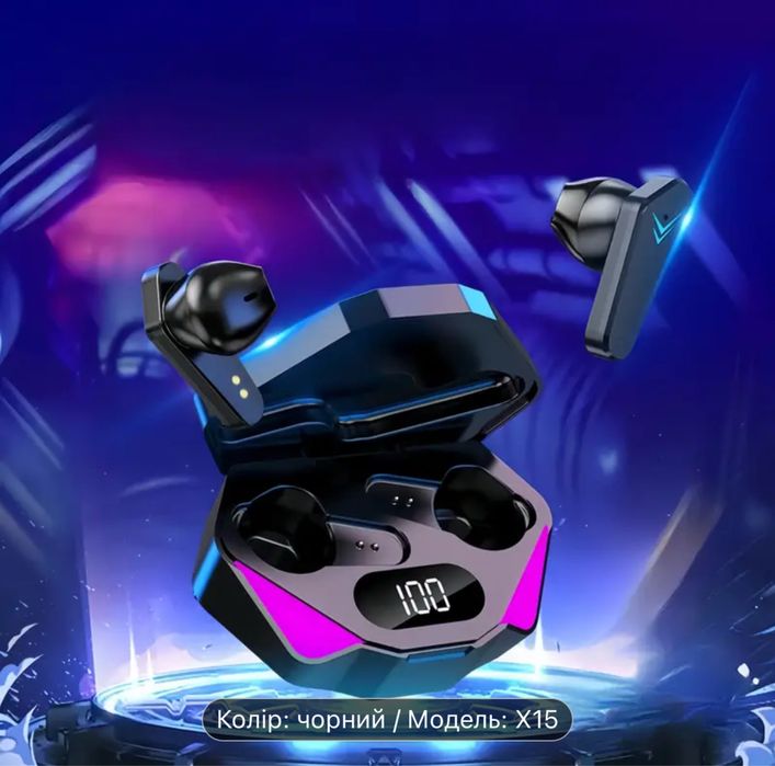 Новые беспроводные наушники TWS c LED-дисплеем и сенсорным управлением