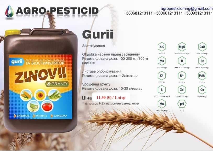 Мікродобрива та Біостимулятори