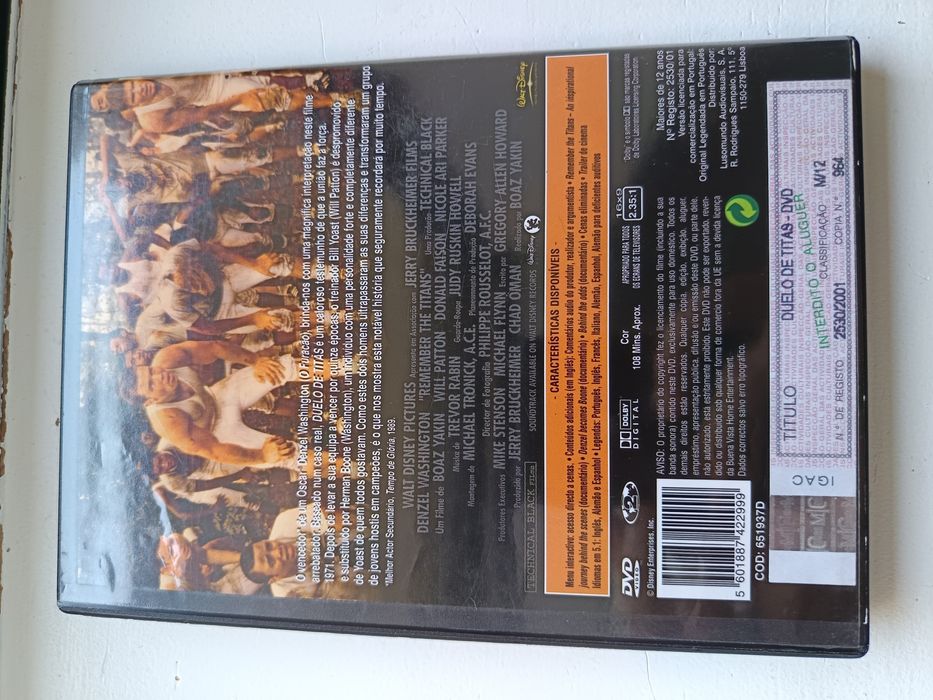DVD duelo de titãs
