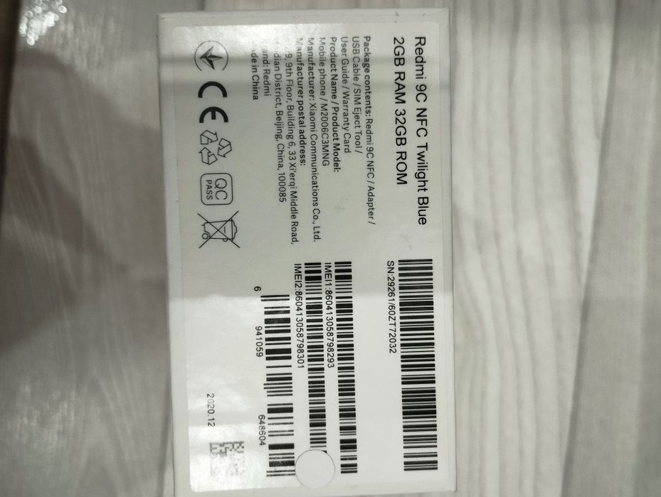 Smartfon Xiaomi Redmi 9C