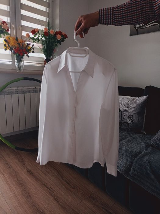 Biała bluzka damska 44