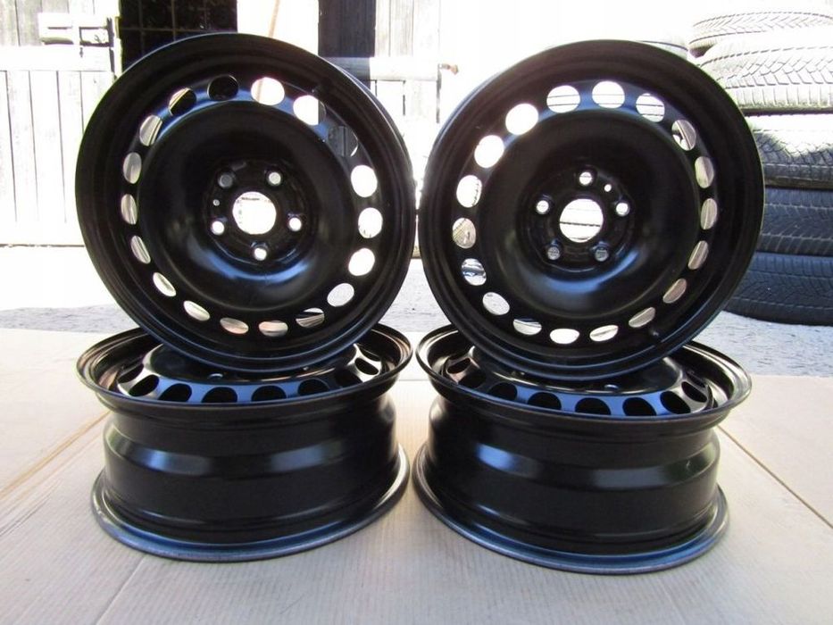4x felgi stalowe 16 vw passat b5 b6 b7 b8 b9 golf V VI VII caddy eos jetta touran 6,5 j 5x112 ET41 piasta 57,1 mm