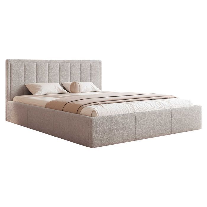 Łóżko tapicerowane MEYN z pojemnikiem, stelażem 90/120/140/160/180x200