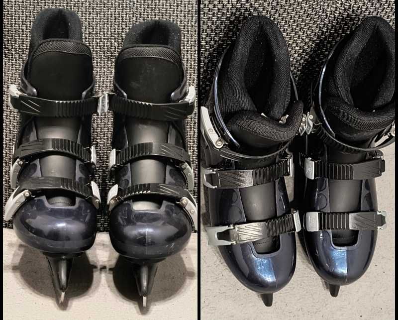 Łyżwy hokejowe rozmiar 35 , wkładki 22,0 cm Pudło.