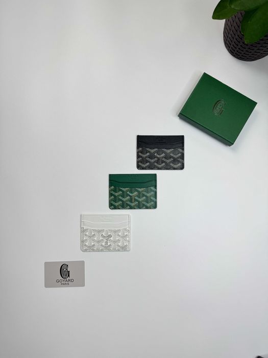 Картхолдер з еко-шкіри Goyard гаманець гоярд