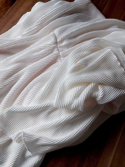 Pijama branco rosado