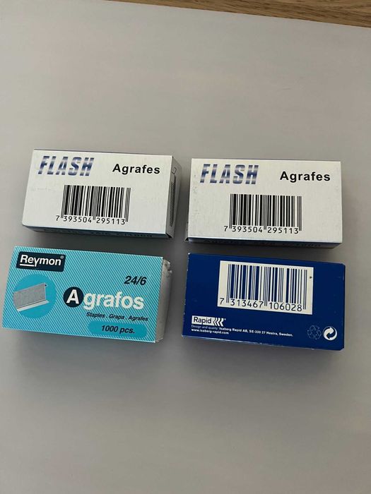 Caixas de agrafos 24/6 e nº 25