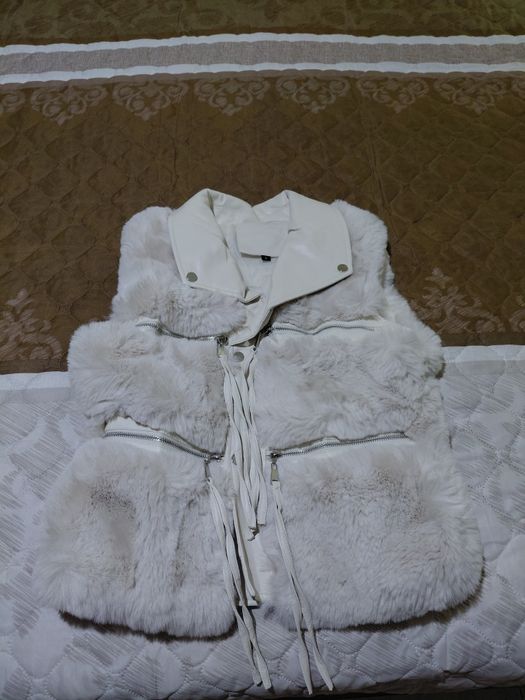 Colete de pêlo usado 1 vez tamanho S