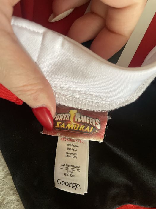 Strój karnawałowy dla chłopca Power Rangers