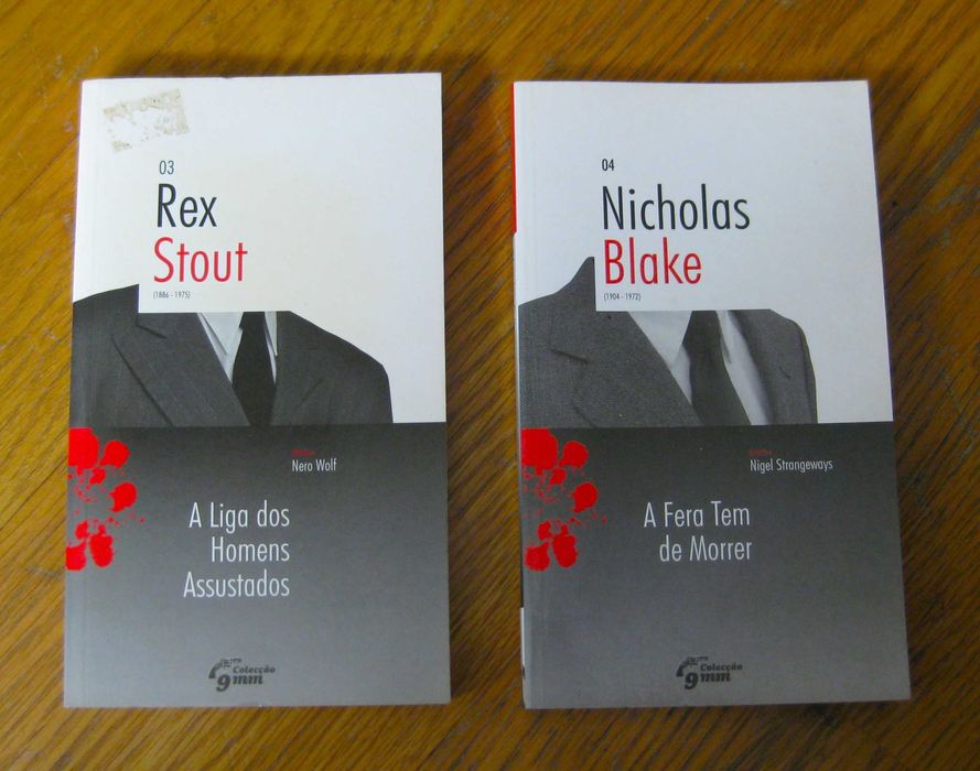 Conjunto de 4 livros da Coleção 9mm do Público