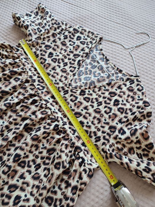 Sukienka panterka Shein babydoll S 36