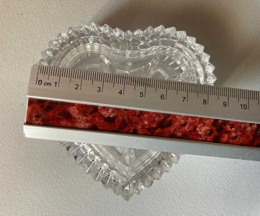 Caixinha Guarda-Jóias de Cristal Vintage